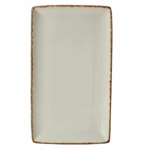 Steelite Brown Dapple Rectangle Three Plates