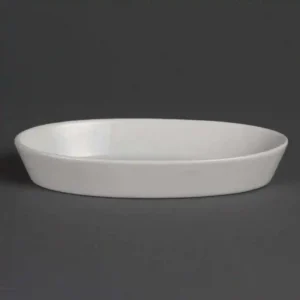Olympia Whiteware Oval Sole Dishes 195x 110mm
