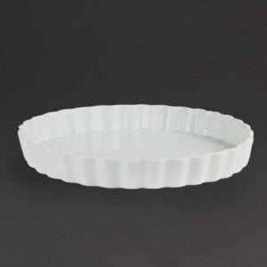 Olympia Whiteware Flan Dishes 265mm