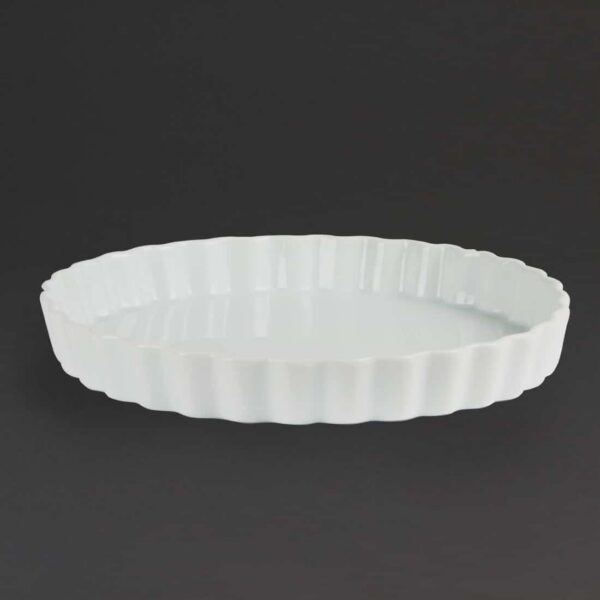 Olympia Whiteware Flan Dishes 265mm
