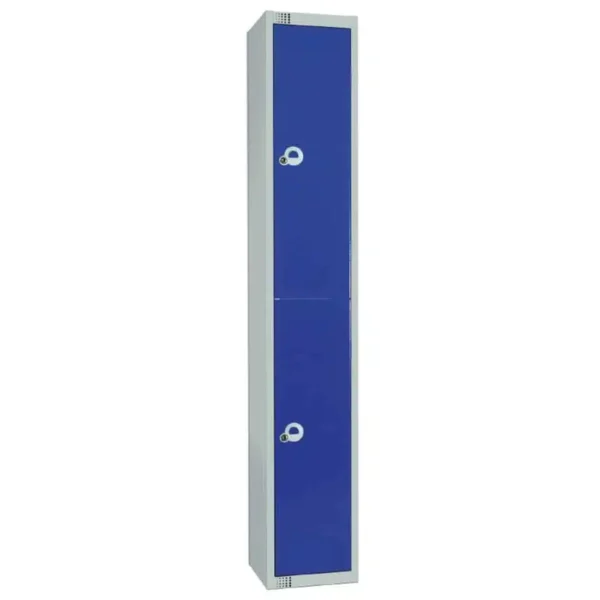 Elite Double Door Manual Combination Locker Locker Blue