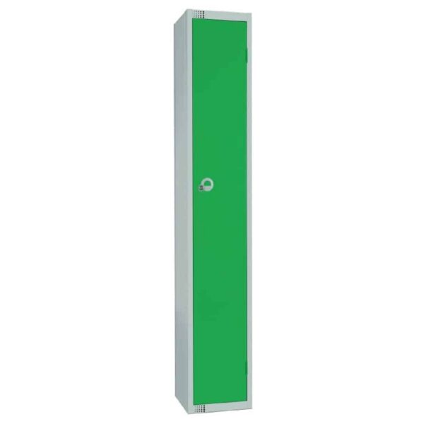 Elite Single Door Coin Return Locker Green