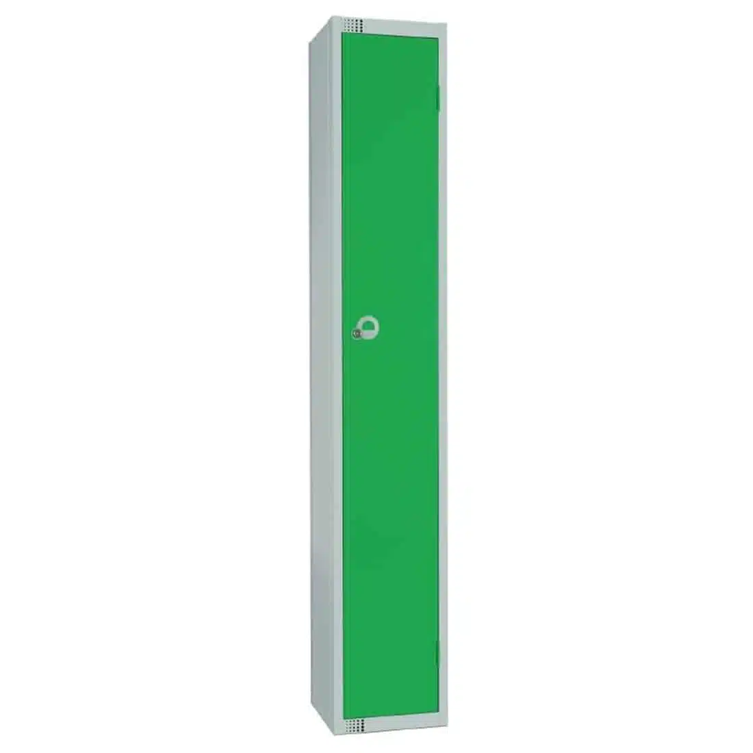 Elite Single Door Padlock Locker Green