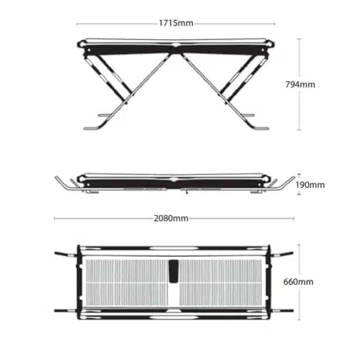 Cinders Propane Gas Barbecue Slimfold TG160