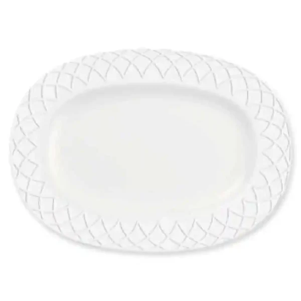 Churchill Alchemy Jardin Rimmed Oval Dishes 207mm