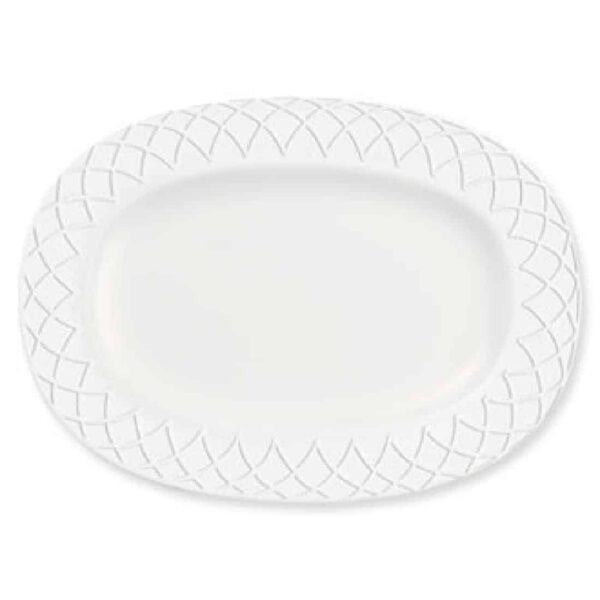 Churchill Alchemy Jardin Rimmed Oval Dishes 330mm