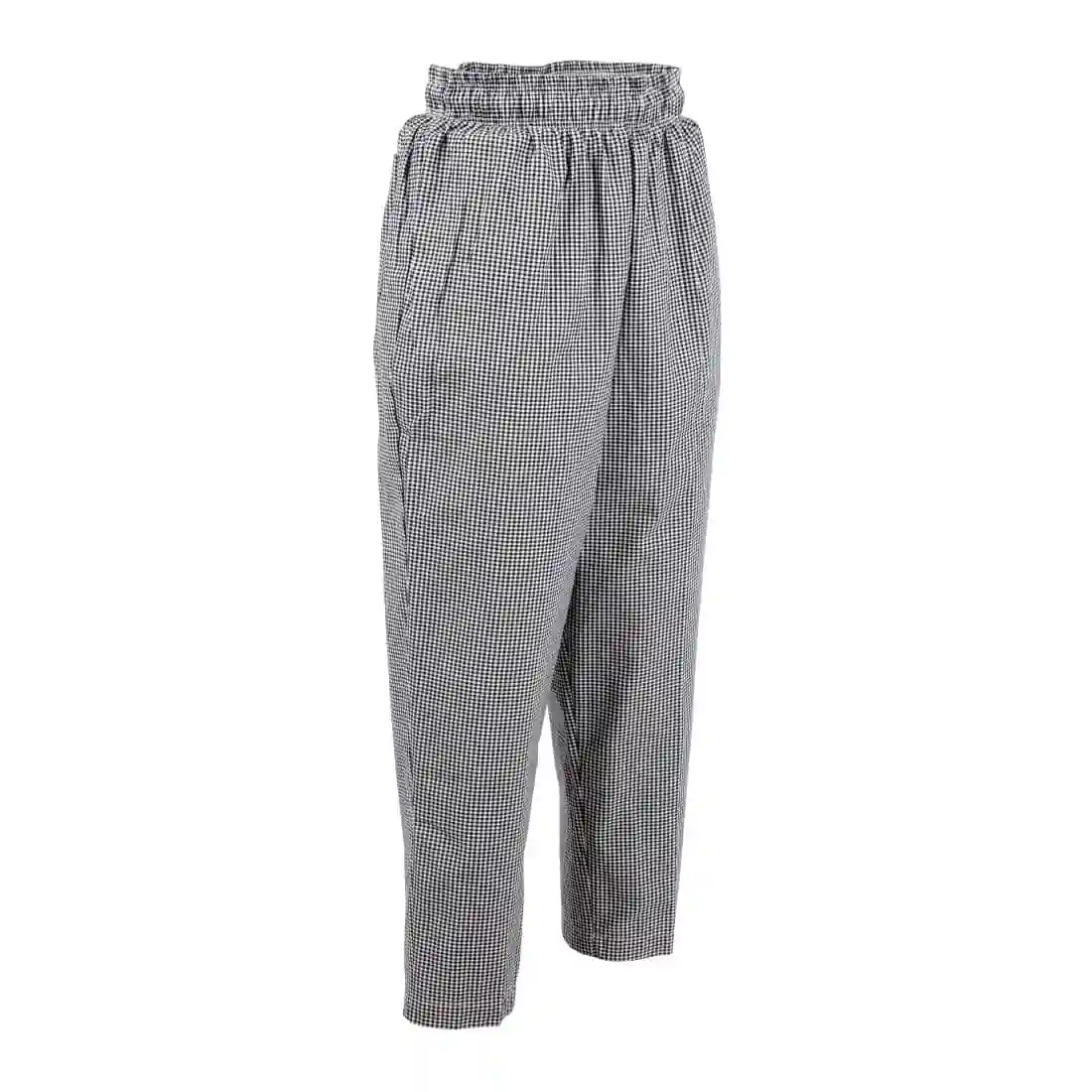 Chef Works Unisex Easyfit Chefs Trousers - Small Black Check - Image 2