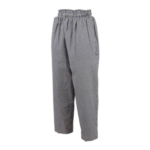 Chef Works Unisex Easyfit Chefs Trousers - Small Black Check - Image 4