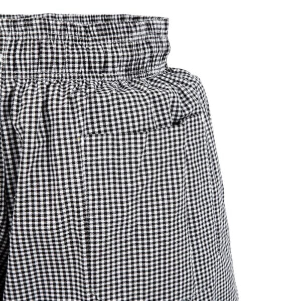 Chef Works Unisex Easyfit Chefs Trousers - Small Black Check - Image 7
