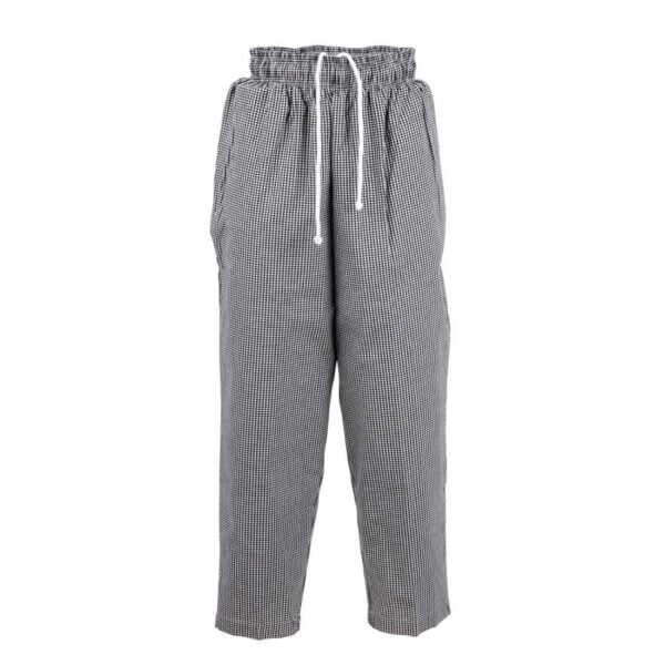 Chef Works Unisex Easyfit Chefs Trousers - Small Black Check - Image 8