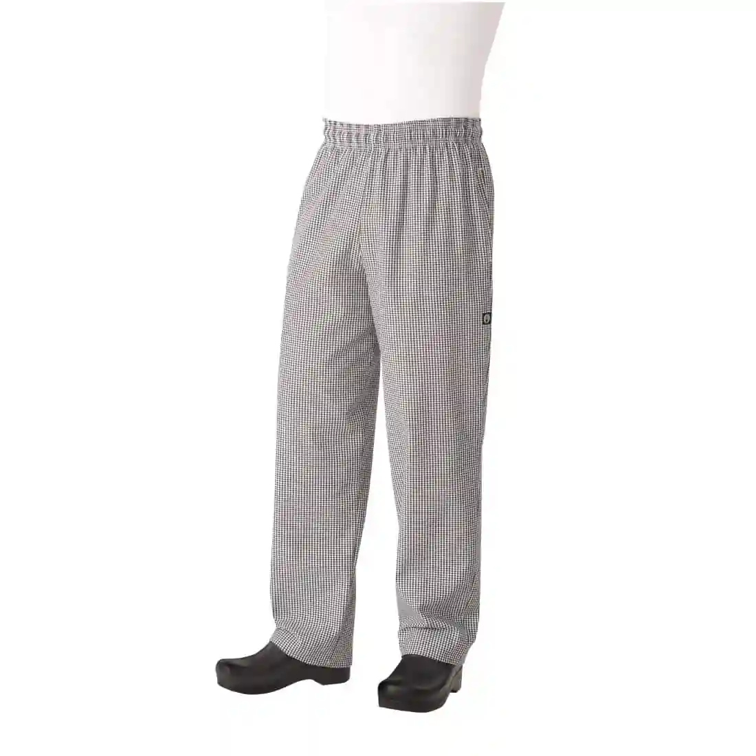 Chef Works Unisex Easyfit Chefs Trousers - Small Black Check - Image 10