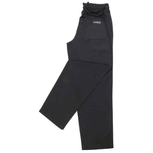 Chef Works Essential Baggy Chefs Trousers Black - Image 4