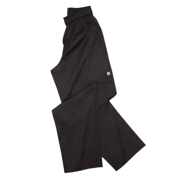 Chef Works Essential Baggy Chefs Trousers Black - Image 6