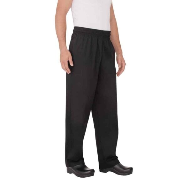 Chef Works Essential Baggy Chefs Trousers Black - Image 7