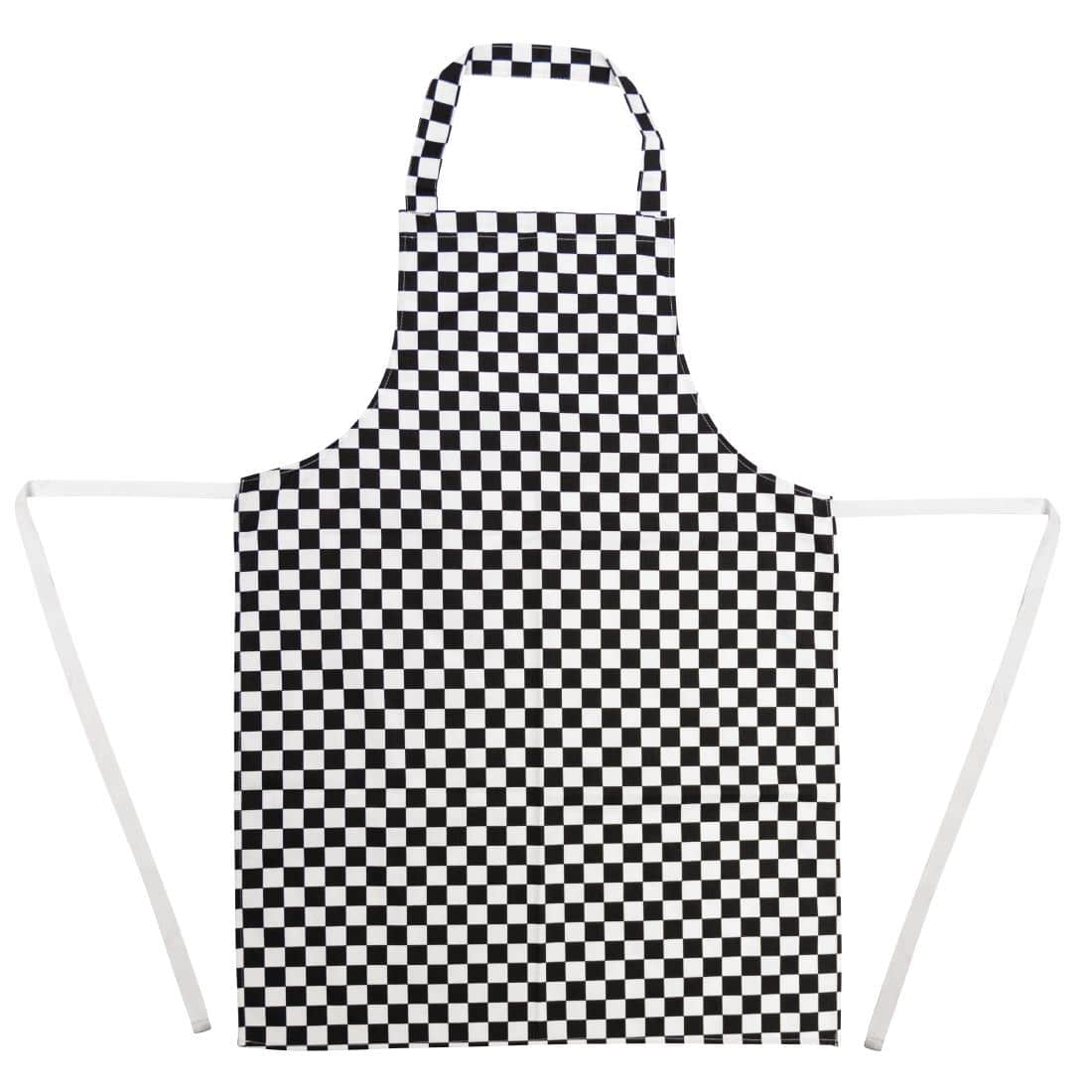 Whites Bib Apron Black and White Check - Image 6