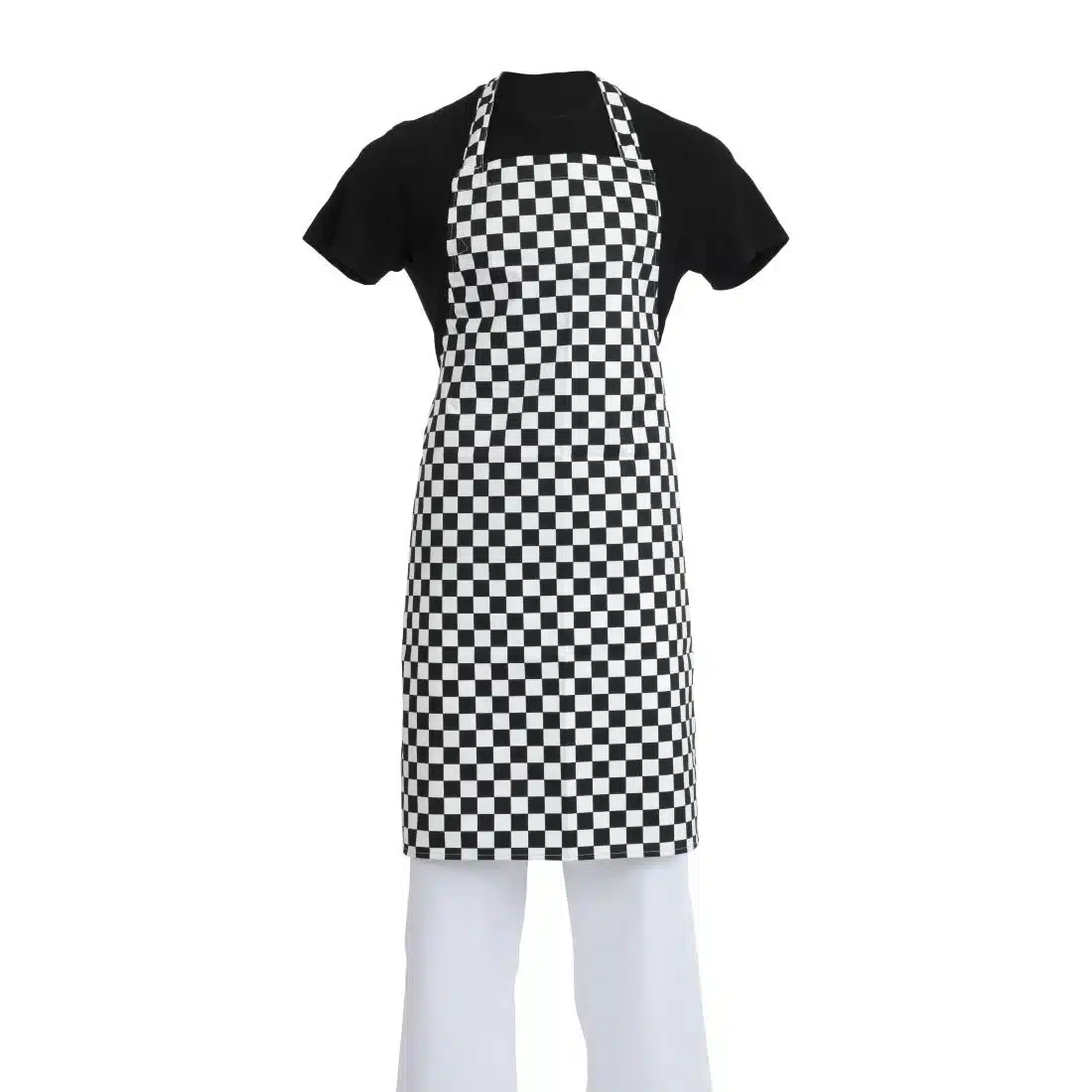 Whites Bib Apron Black and White Check - Image 7