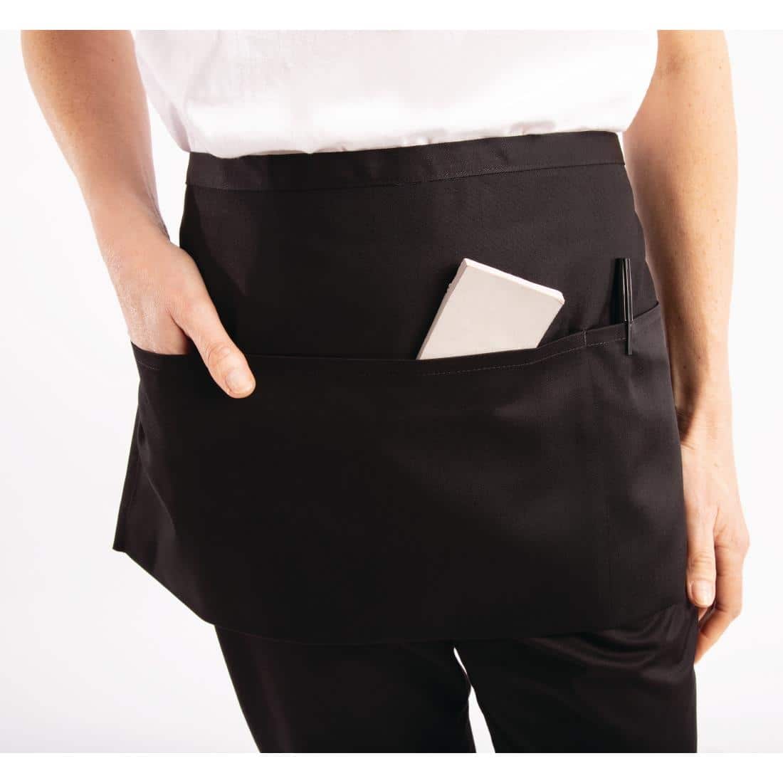 Uniform Works Short Bistro Apron Black - Image 5