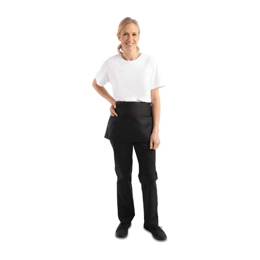 Uniform Works Short Bistro Apron Black - Image 4