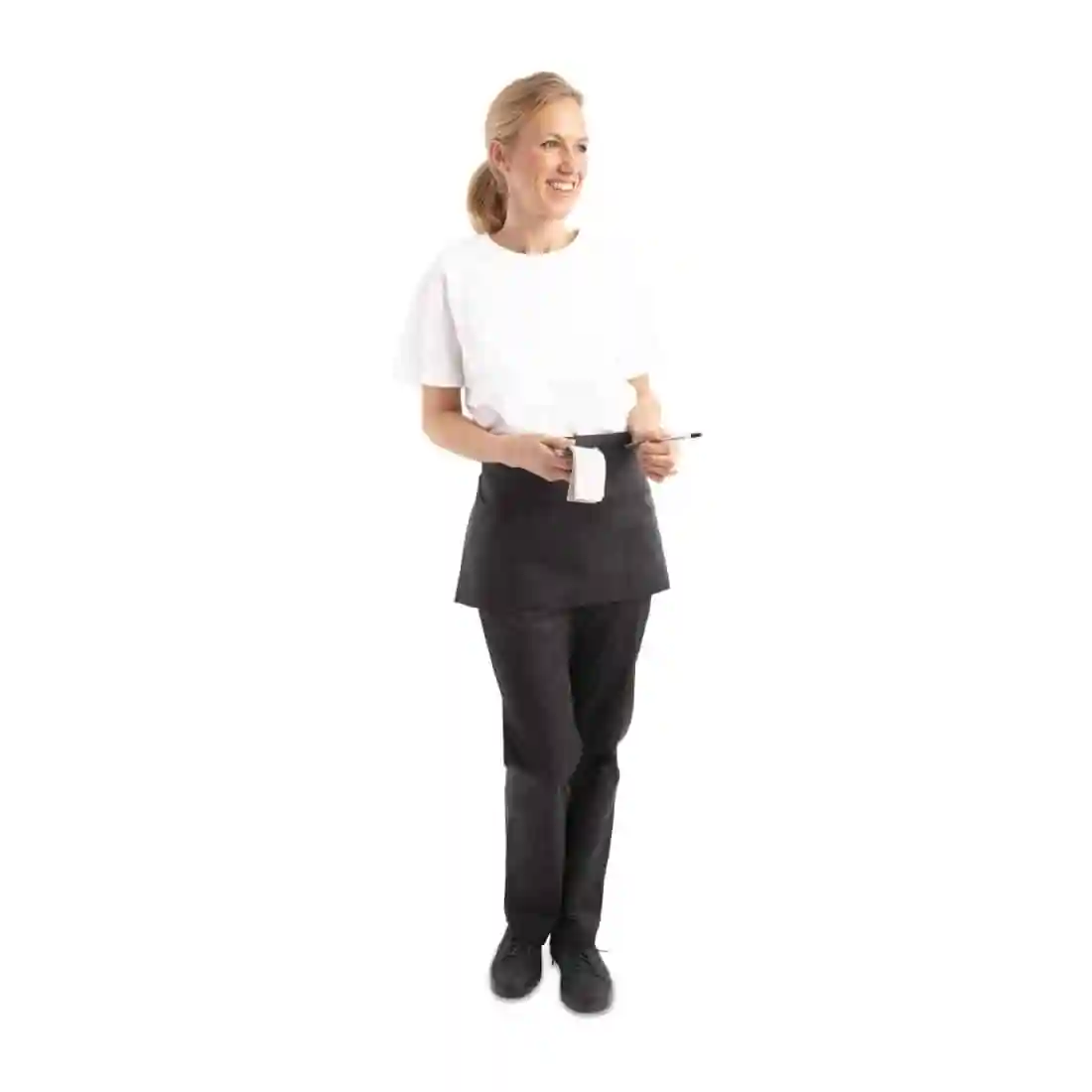 Uniform Works Short Bistro Apron Black - Image 5