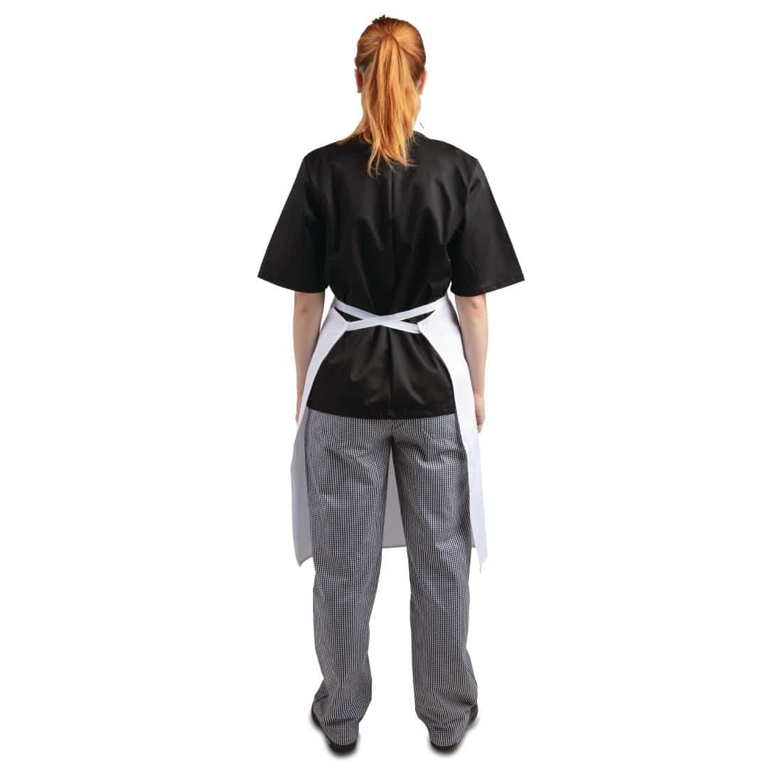 Whites Bib Apron Polycotton White - Image 5
