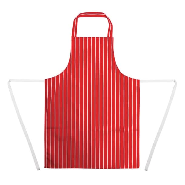 Whites Bib Apron Red And White Stripe - Image 7