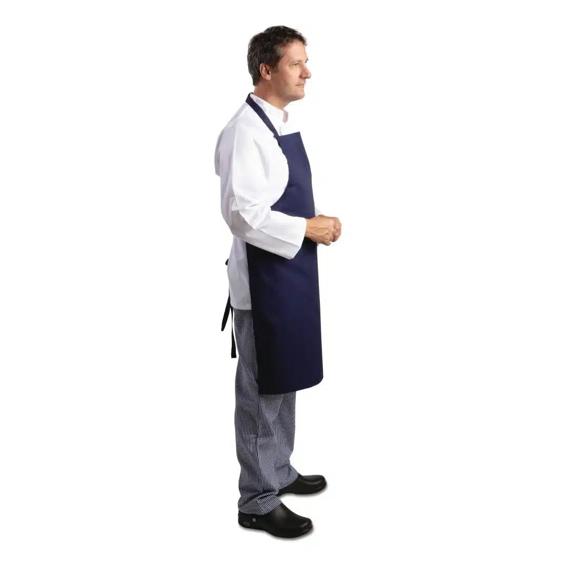 Whites Bib Apron Navy Blue - Image 4
