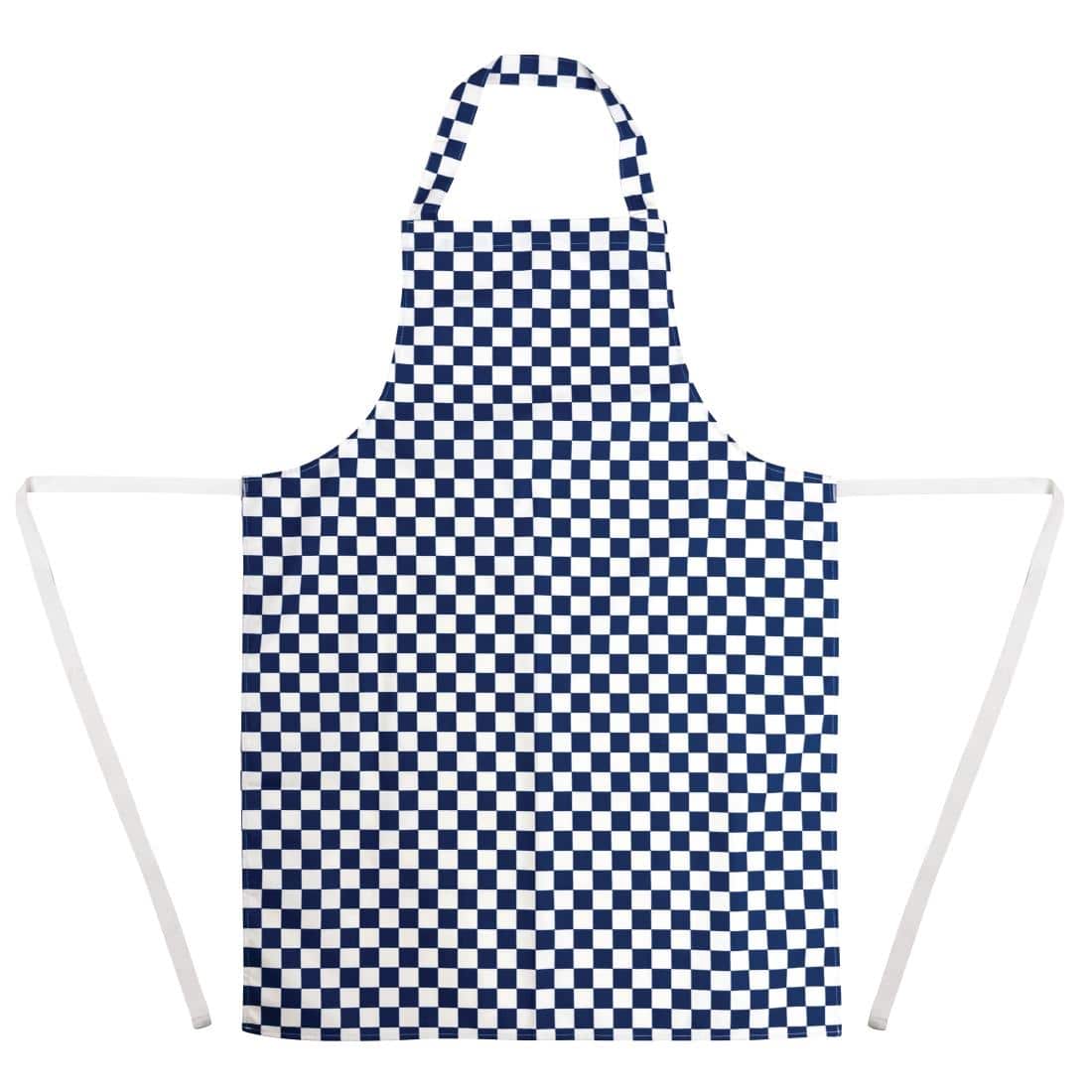 Whites Bib Apron Blue And White Check - Image 9