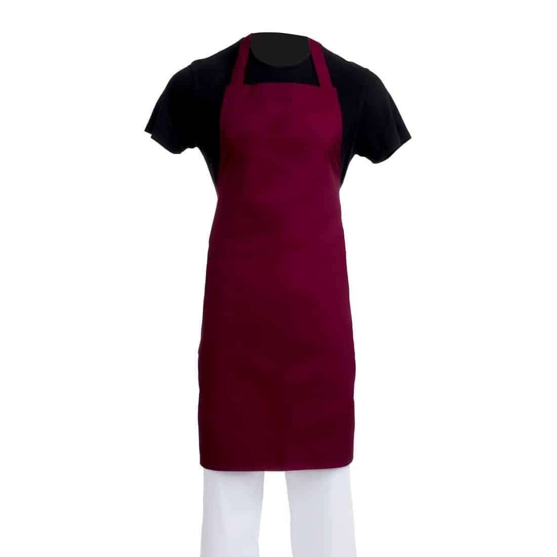 Whites Bib Apron Burgundy - Image 8