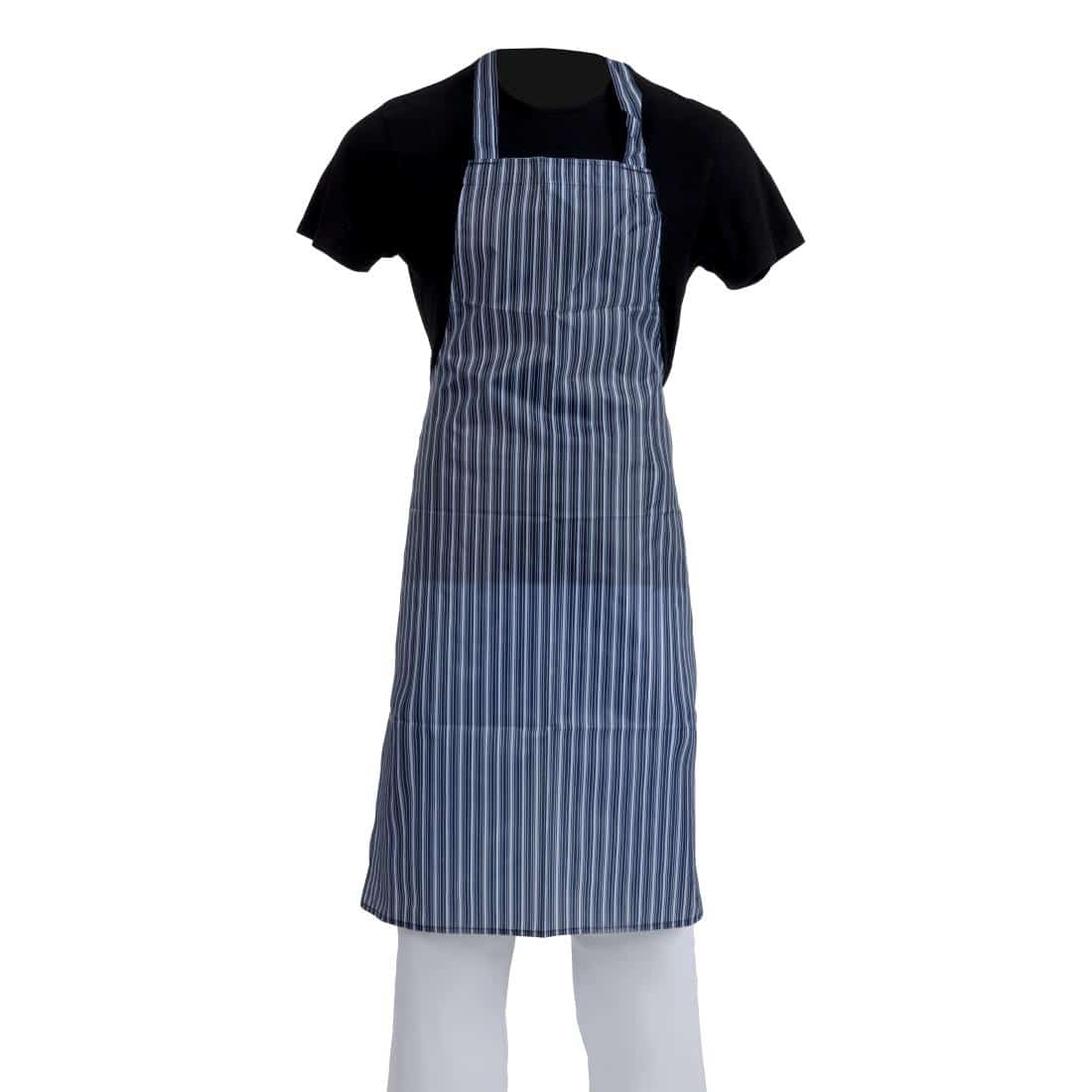 Whites Waterproof Bib Apron Blue and White - Image 10