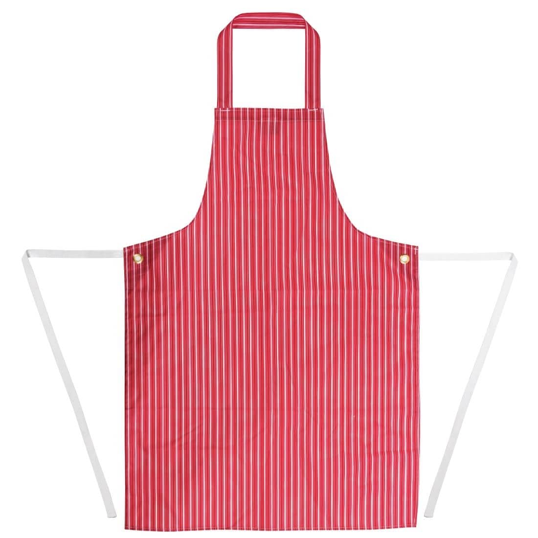 Whites Waterproof Bib Apron Red And White Stripe - Image 7