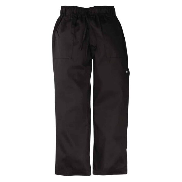 Chef Works Unisex Better Built Baggy Chef Trousers Black - Image 3