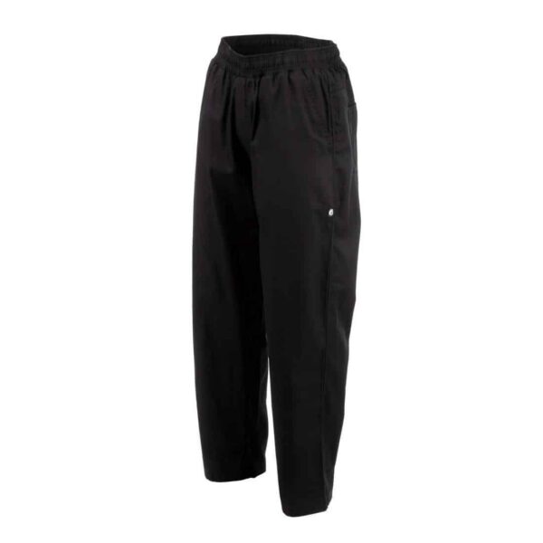 Chef Works Unisex Better Built Baggy Chef Trousers Black - Image 8