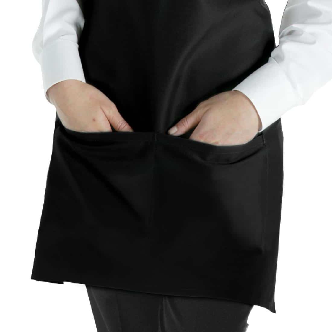 Uniform Works Tuxedo Bib Apron Black - Image 4