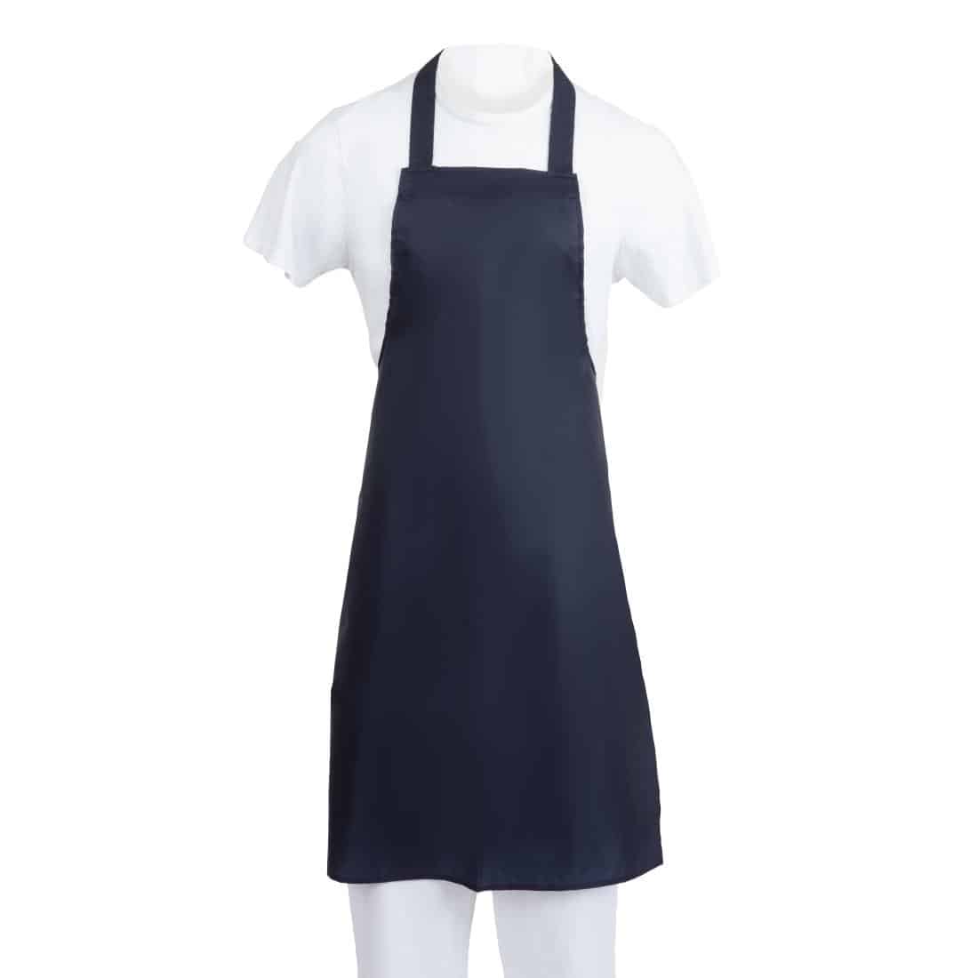 Whites Light Duty Waterproof Bib Apron Blue - Image 10