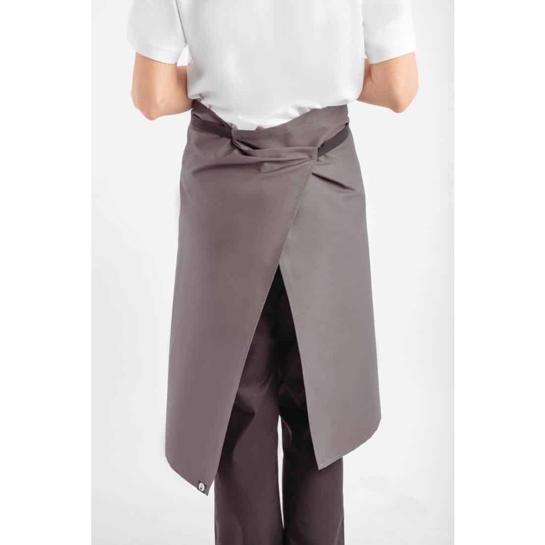 Uniform Works Regular Bistro Apron Charcoal - Image 4