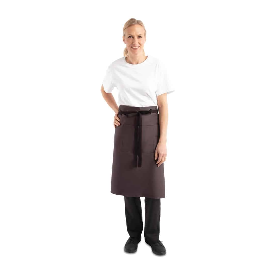 Uniform Works Regular Bistro Apron Charcoal
