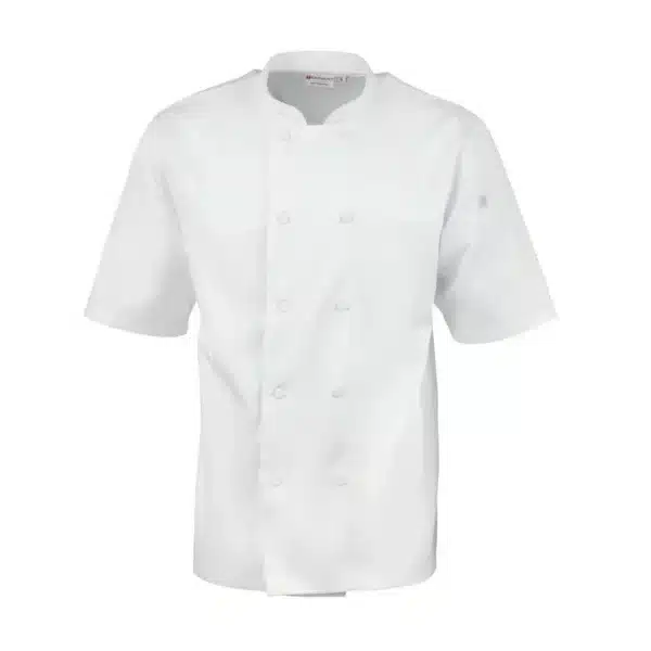 Chef Works Montreal Cool Vent Unisex Chefs Jacket White - Image 3