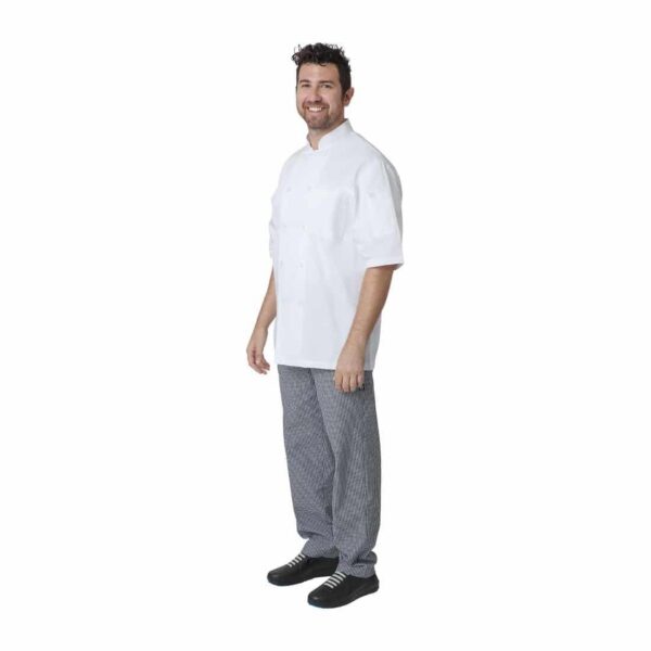Chef Works Montreal Cool Vent Unisex Chefs Jacket White - Image 6