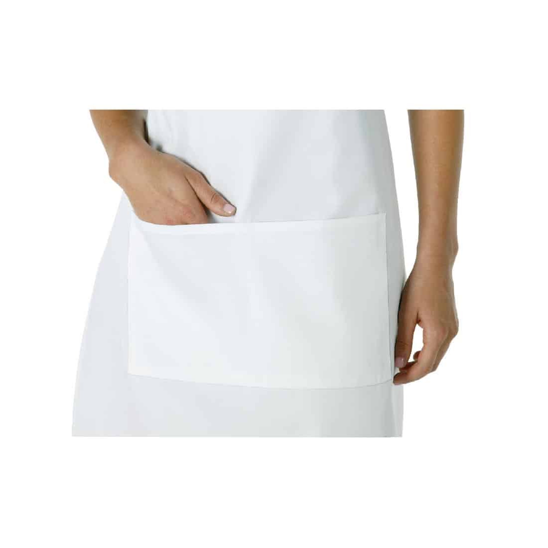 Chef Works Bib Apron White - Image 4