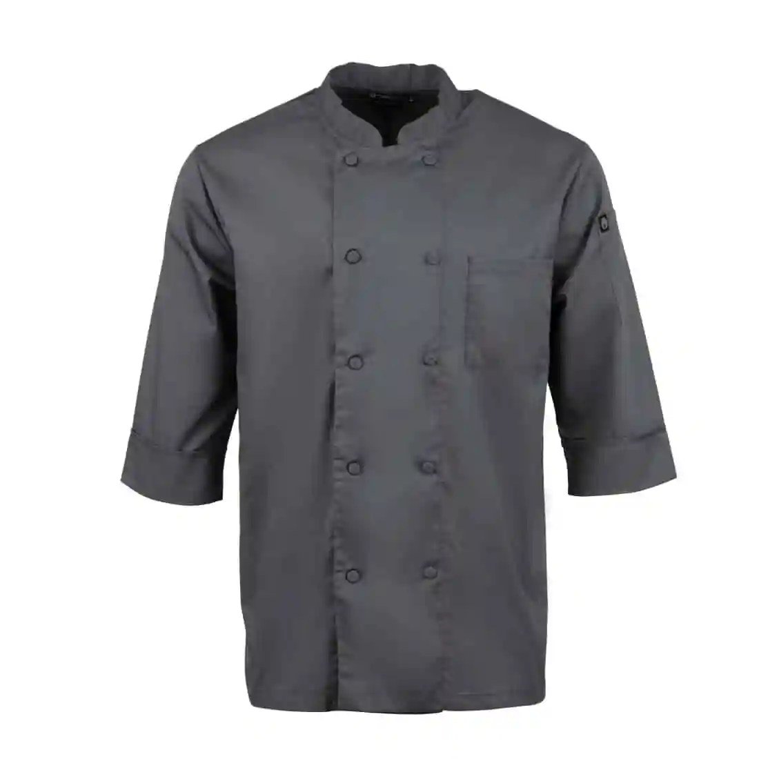 Chef Works Unisex Chefs Jacket Grey - Image 1
