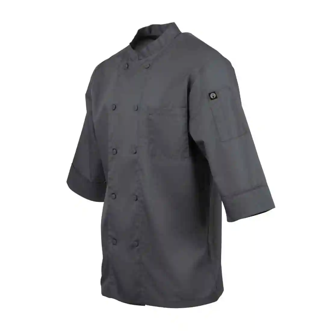 Chef Works Unisex Chefs Jacket Grey - Image 3