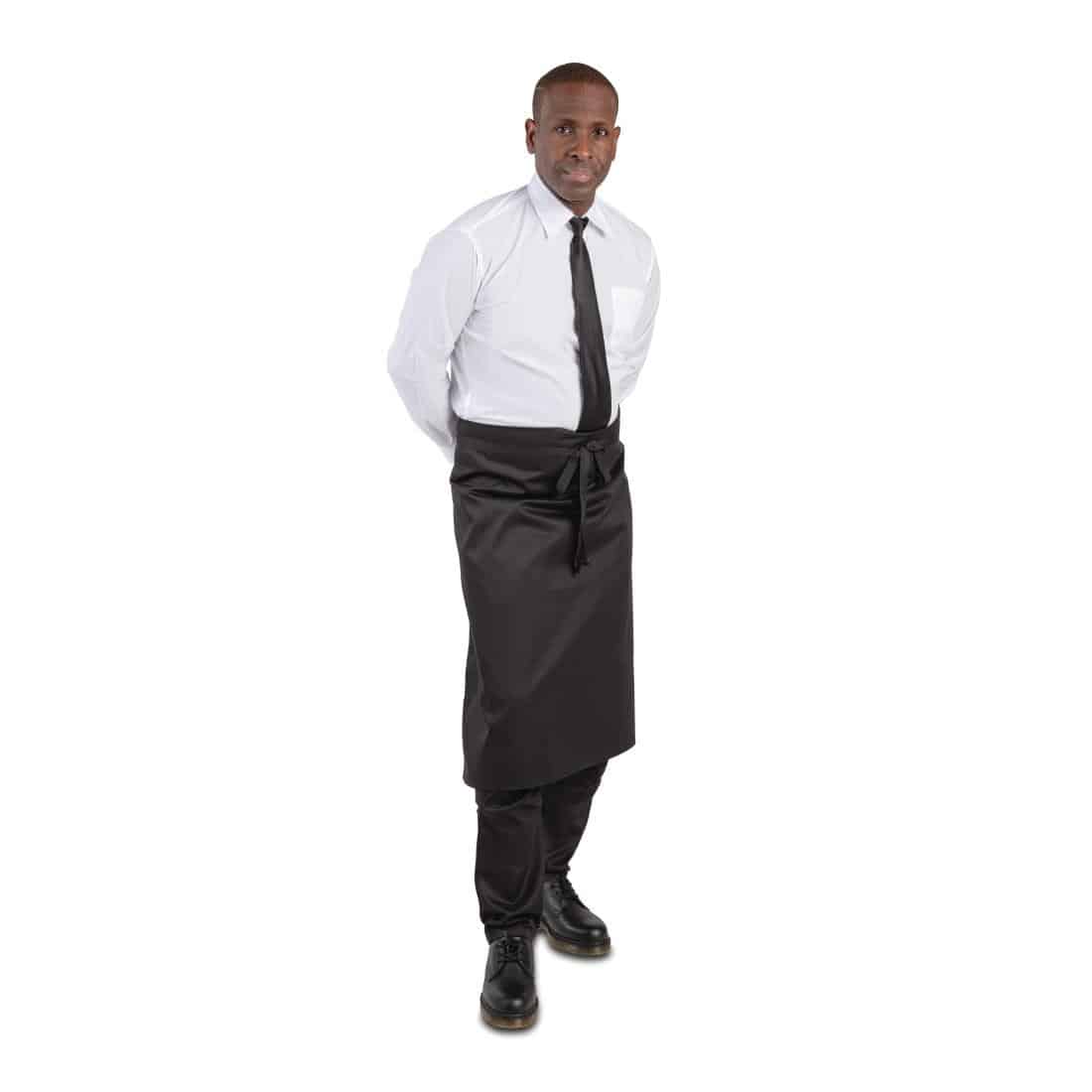 Whites Regular Waist Apron Black - Image 3