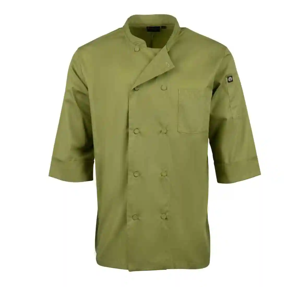Chef Works Unisex Chefs Jacket Lime - Image 1