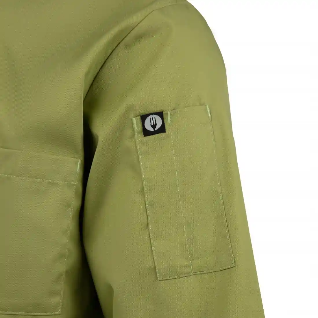 Chef Works Unisex Chefs Jacket Lime - Image 4