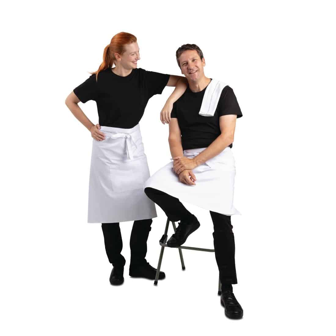 Regular Bistro Apron White - Image 10