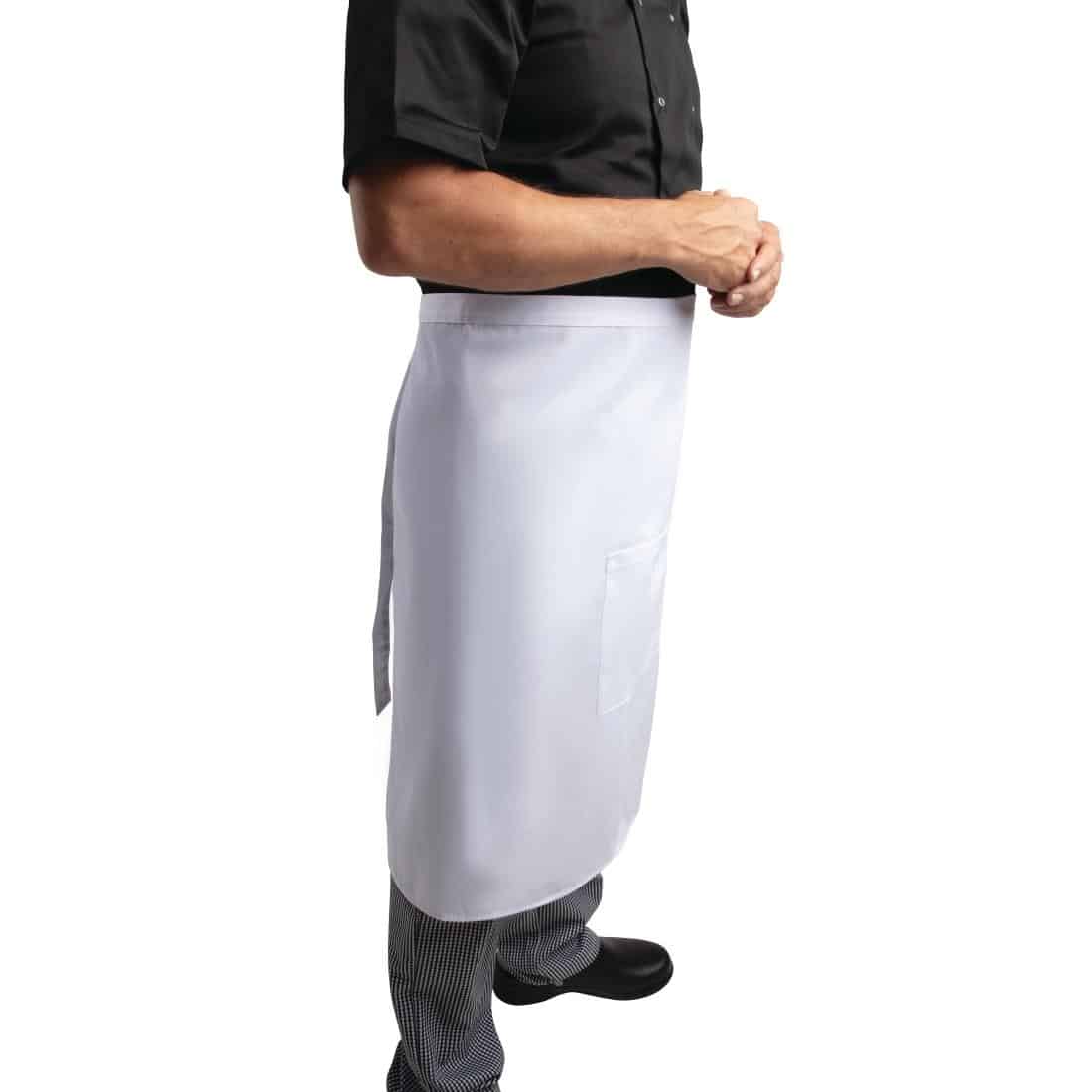 Regular Bistro Apron White - Image 11