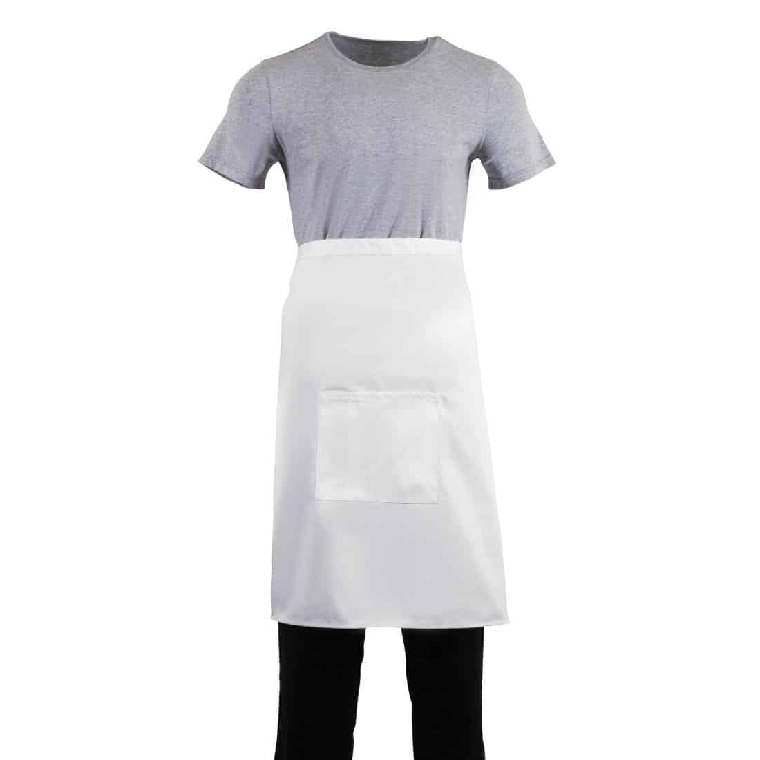 Regular Bistro Apron White - Image 7