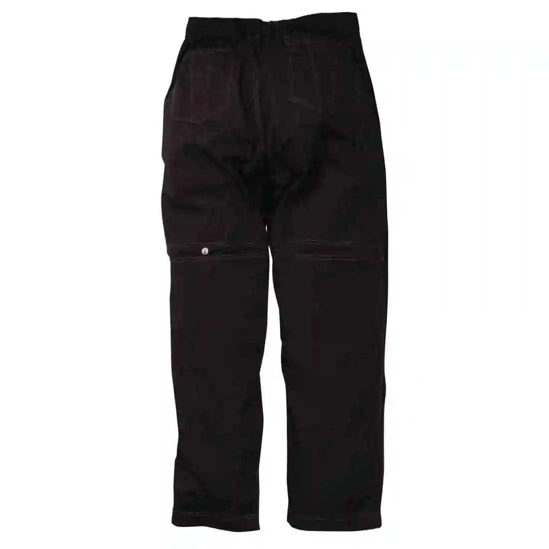 Chef Works Unisex Cool Vent Baggy Chefs Trousers Black - Image 3