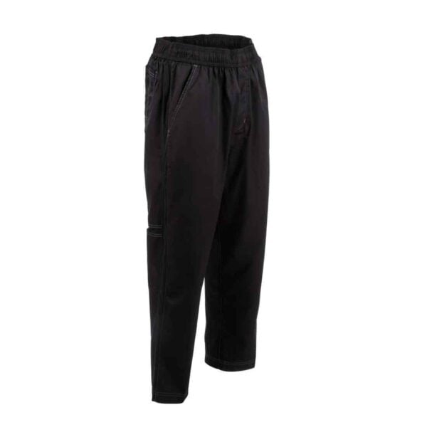 Chef Works Unisex Cool Vent Baggy Chefs Trousers Black - Image 7