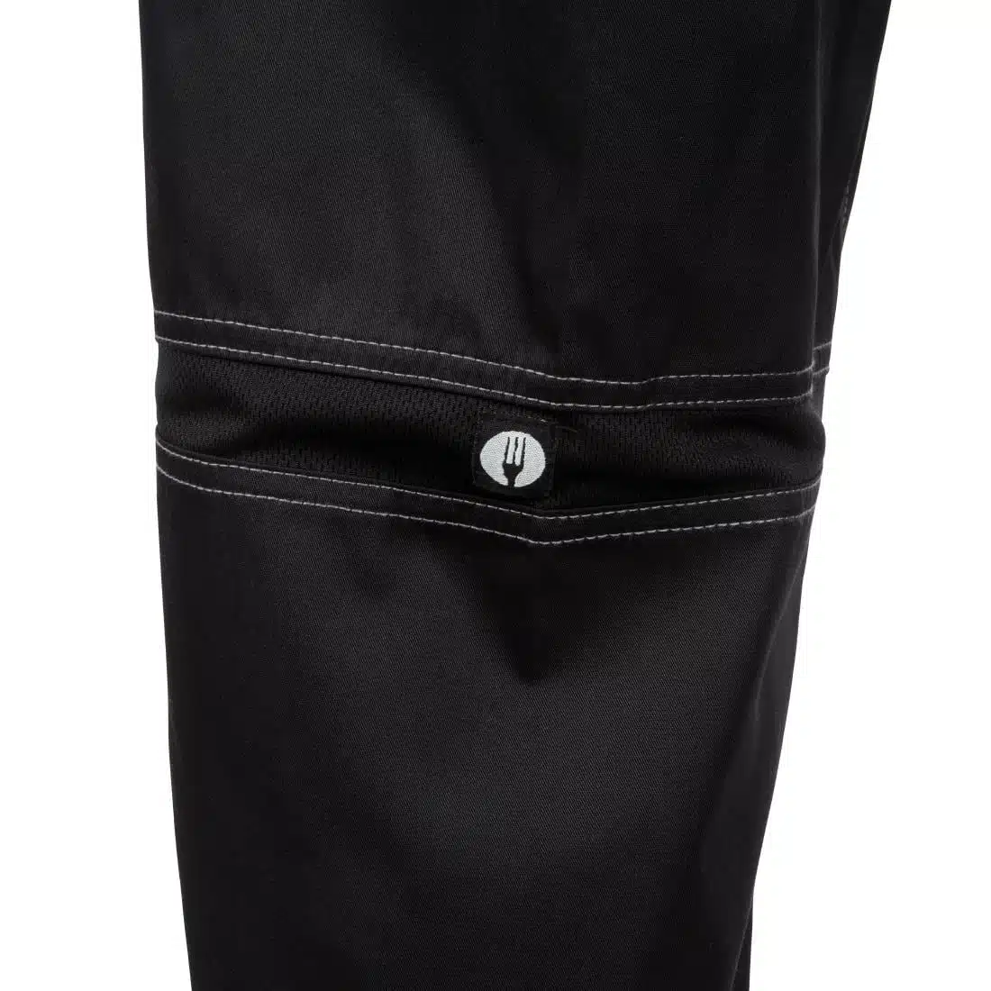 Chef Works Unisex Cool Vent Baggy Chefs Trousers Black - Image 10